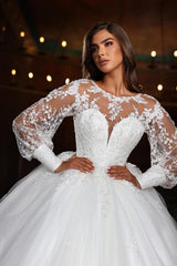Beautiful Wedding Dresses Princess Wedding Dresses with Sleeves
