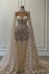 Luxury A Line Wedding Dresses Lace Wedding Dresses with Glitter