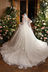 Beautiful Wedding Dresses Princess Lace Wedding Dresses Glitter