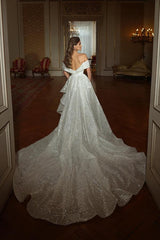 Wedding Dress A Line Glitter Elegant Wedding Dresses Online