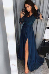 Kaufen Sie Elegante Abendkleider Mit Ärmel online bei Thekleid.de Mit Spitze Abiballkleider Lang Günstig Online nachmäßig Anfertigen zum Abiball.