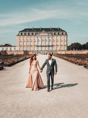 Suchen Sie Designer Abendkleid Lang Rosa online bei Thekleid.de. Abendkleider Spitze mit günstigen preis kaufen.