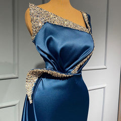 Suchen Sie Blaues Abendkleid Lang Günstig online bei Thekleid.de. Abiballkleider mit Glitzer für Sie zum abiball gehen.