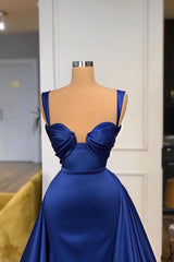 Bmbridal Dark Blue Träger Prom Dress Overskirt Long Online