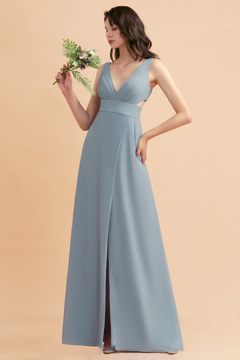 Finden Sie Brautjungfernkleider Lang Blau online bei babyonlinedress.de. Chiffon Kleider Für Brautjungfern Günstig zur Hochzeit gehen.