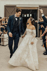 Bestellen Sie Schöne Brautkleider mit Ärmel online bei babyonlinedress.de. Hochzeitskleider Spitze für Sie zur hochzeit gehen,