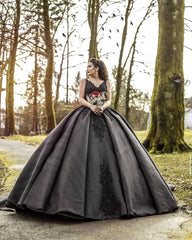 Bestellen Sie Schwarzes Hochzeitskleid Prinzessin, Ausgefallene Brautmode online bei Babyonlinedress.de.mit günstigen preis online kaufen.
