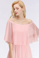 kaufen Sie Elegante Brautjungfernkleider Lang Rosa Chiffon online bei babyonlinedress.de. KLeider Für Brautjungfern Für Sie online bestellen mit hocher Qualität.