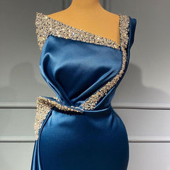 Suchen Sie Blaues Abendkleid Lang Günstig online bei Thekleid.de. Abiballkleider mit Glitzer für Sie zum abiball gehen.