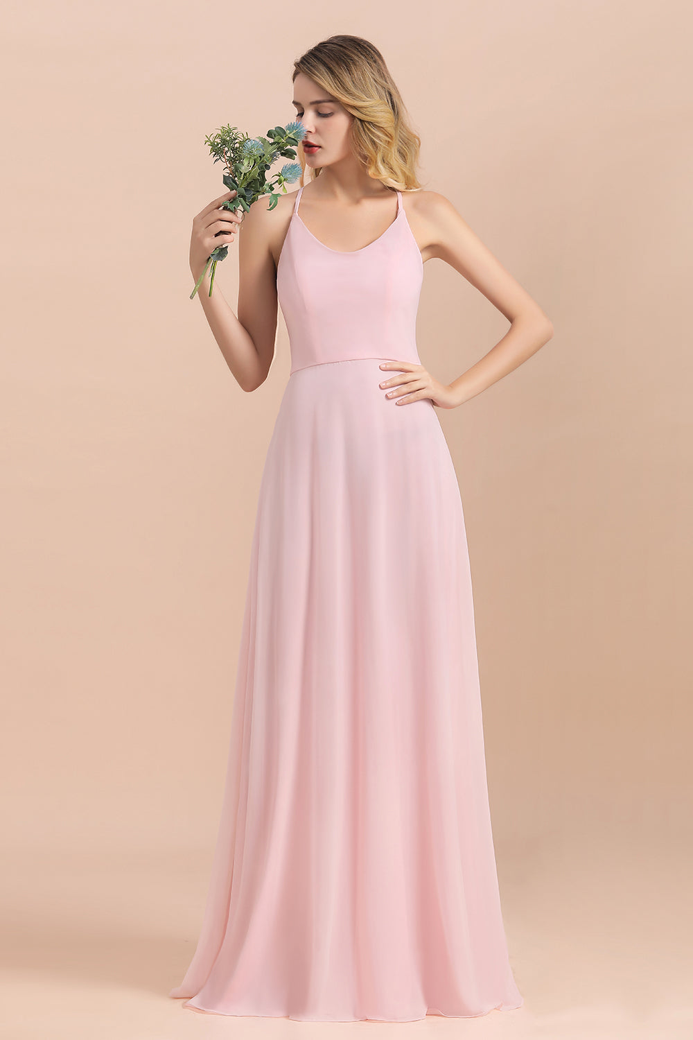 Finden Sie Günstige Brautjungfernkleider Lang Rosa online bei babyonlinedress.de. Schlichtes Abendkleid aus chiffon mit hocher Qualität bekommen.