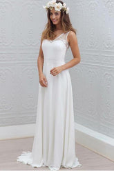 Suchen Sie Shlichte Brautkleider A Linie online bei babyonlinedress.de. Chiffon Hochzeitskleider Mit Spitze für Sie nach maß zur Hochzeit online.