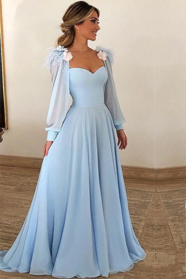 Designer Elegante Abendkleider Lang Günstig online bei Thekleid.de. Abiballkleider Blau Online für Sie zum Abiball online.