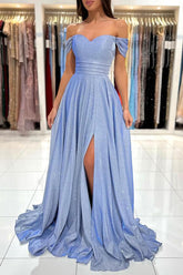 Bmbridal Schulterfrei Prom Dress Slit Long On Sale