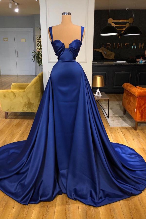 Bmbridal Dark Blue Träger Prom Dress Overskirt Long Online