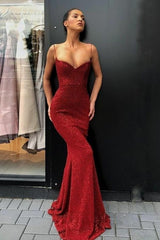 Kaufen Sie Elegante Rote Abendkleider Lang online bei Thekleid.de. Abiballkleider Mit Glitzer Günstig für Sie zum abiball geben.