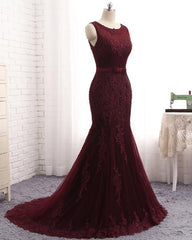 Kaufen Sie bei Thekleid.de Schöne Lange Kleider. Abendkleider Lang Rot Spitze für Sie online für Sie zum abiball mit nach Maße anfertigen service.