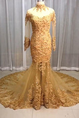 Kaufen Sie Luxus Brautkleider Spitze Gold online bei babyonlinedress.de. Hochzeitskleider Mit Ärmel Glitzer für Sie zur Hochzeit online.