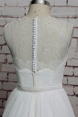 BMbridal Illusion Spitze Tüll Kirsche Schleppe Hochzeit Dress Online