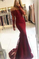 Hier können Sie Weonrot Abendkleider Mit Ärmel online bei Thekleid.de kaufen. Spitze Abendmoden Günstig Online für Sie nach maß zum abend party gehen.