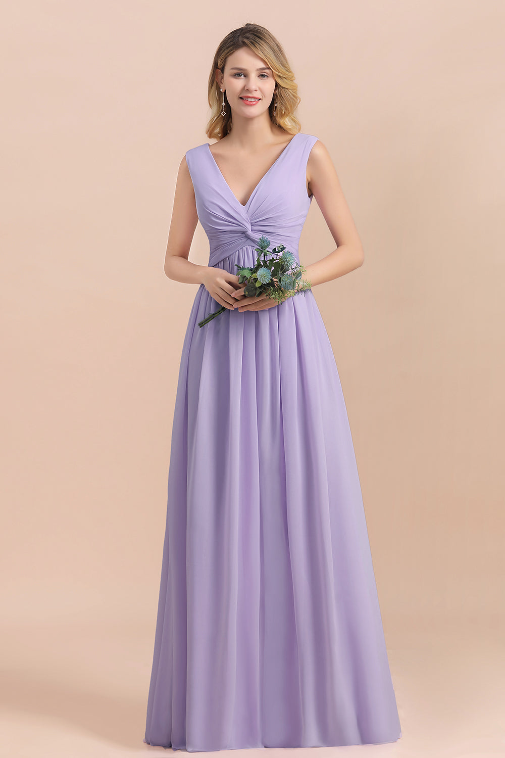 Suchen Sie Lilac Brautjungfernkleider Lang Chiffon online bei babyonlinedress.de. Hochzeitspartykleider Günstig für Sie zur Hochzeit gehen.