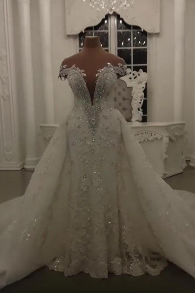 Kaufen Sie Luxus Brautkleider A Linie online bei babyonlinedress.de. Hochzeitskleider online Kaufen für Sie zur Hochzeit.