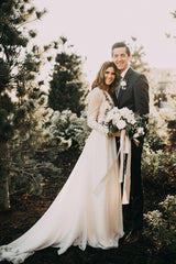 Suchen Sie Modern Hochzeitskleid mit Ärmel online bei babyonlinedress.de. Spitze Brautkleider Schlicht für Sie zur Hochzeit gehen.