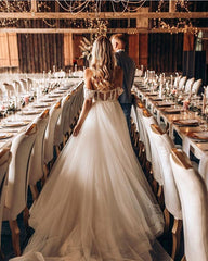 Suchen sie bei babyonlinedress.de Designer Brautkleider A Linie online.Tüll Hochzeitskleider Mit Spitze nach maß zur Hochzeit gehen.