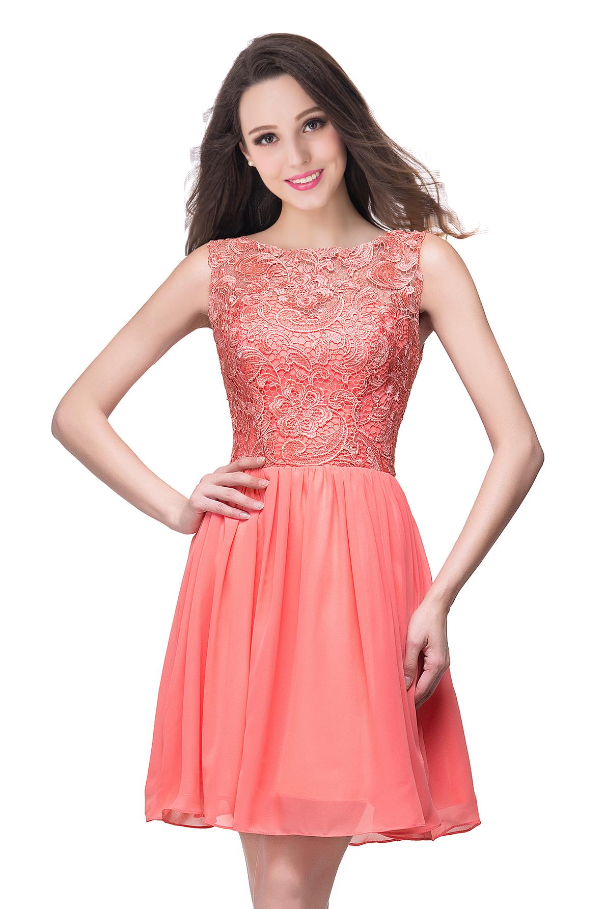 Designer Cocktail Dresses Short Prom Dresses With Lace Cheap