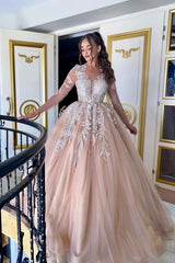 Elegante Hochzeitskleider Spitze Pailletten Bruatkleid Prinzessin Mit Ärmel BMbridal.de
