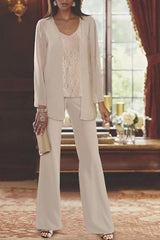 Elegante Brautmutterkleider Chiffon Hosenanzüge Damen Lang Günstig BMbridal.de