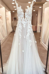 Elegant Wedding Dresses Boho Wedding Dresses A Line Lace