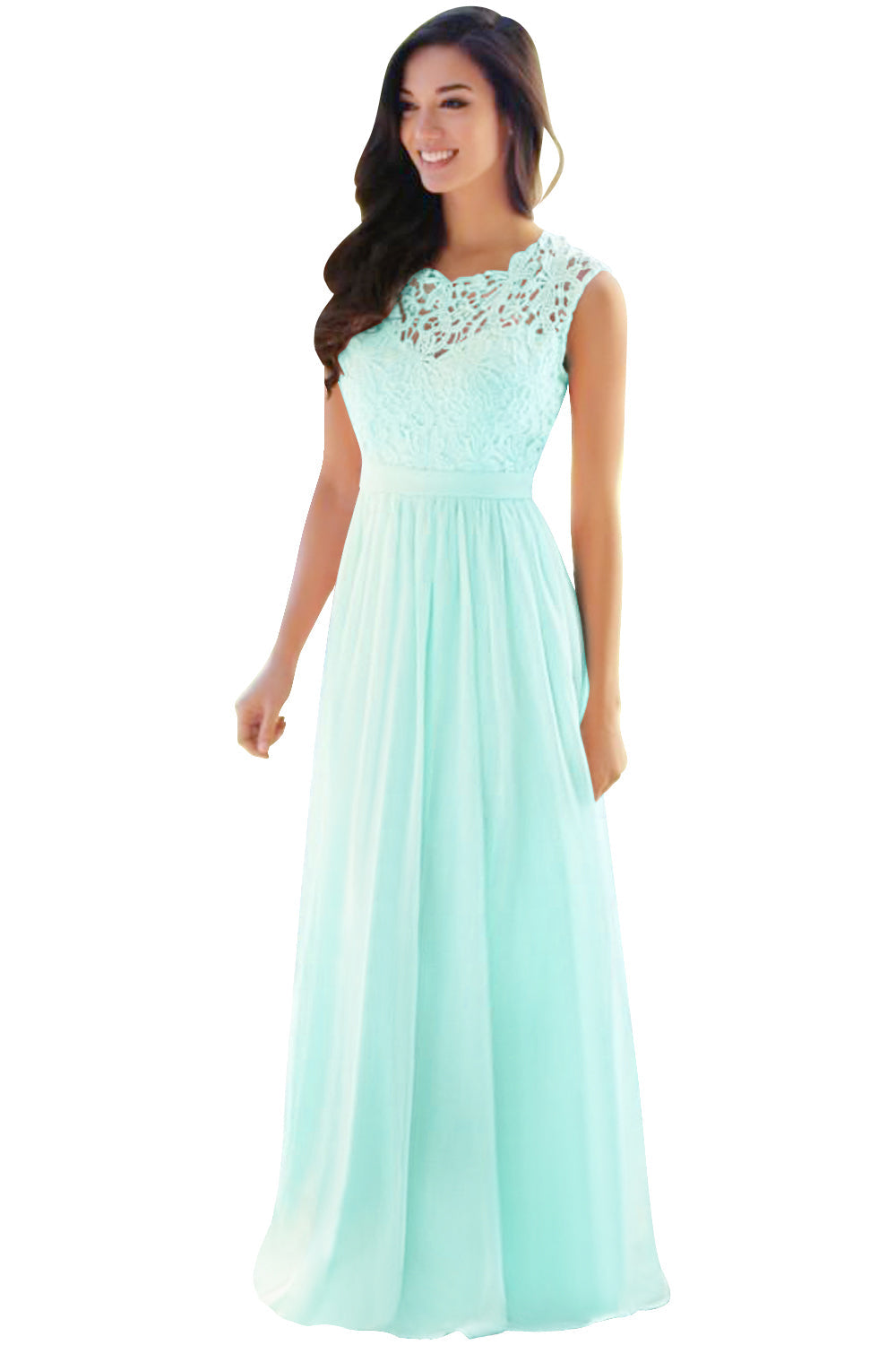 Günstige Abendkleider Lang Weinrot | Abiballkleider mit Spitze Bmbridal.de
