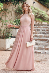 Cheap Evening Dresses Long Dusty Pink Prom Dresses Online