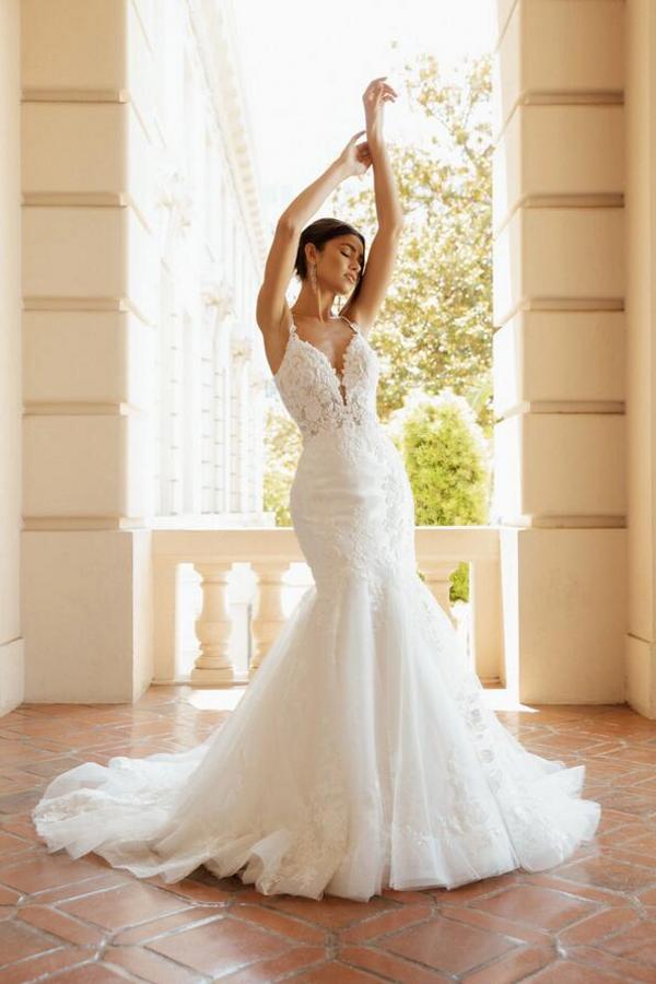 Fashion Wedding Dresses Mermaid Style Lace Wedding Dresses Cheap