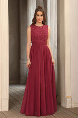 Cheap evening dresses long wine red | Prom dresses with lace