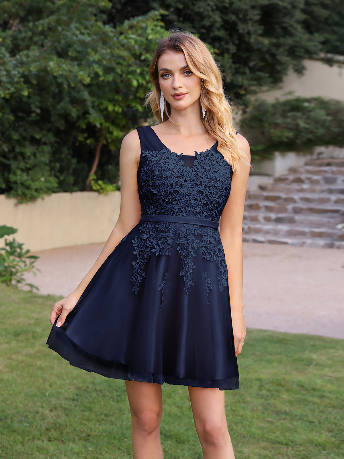 Cheap Cocktail Dresses Short Mini Evening Dresses With Lace