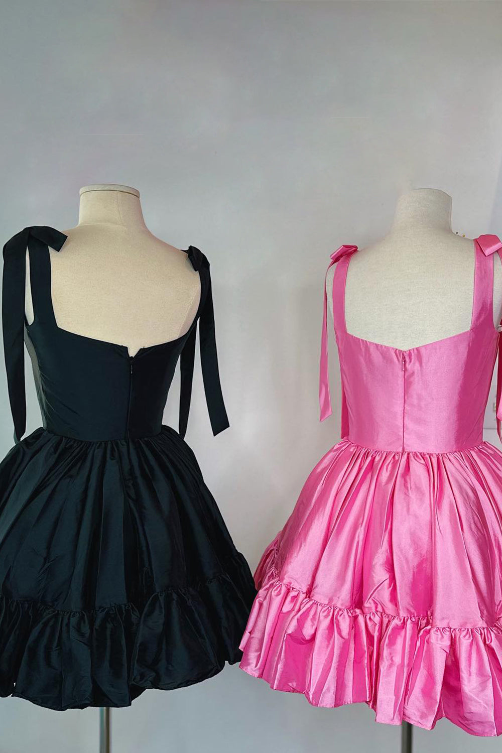 Simple Pink Corset A-Line Ruched Short Homecoming Dress