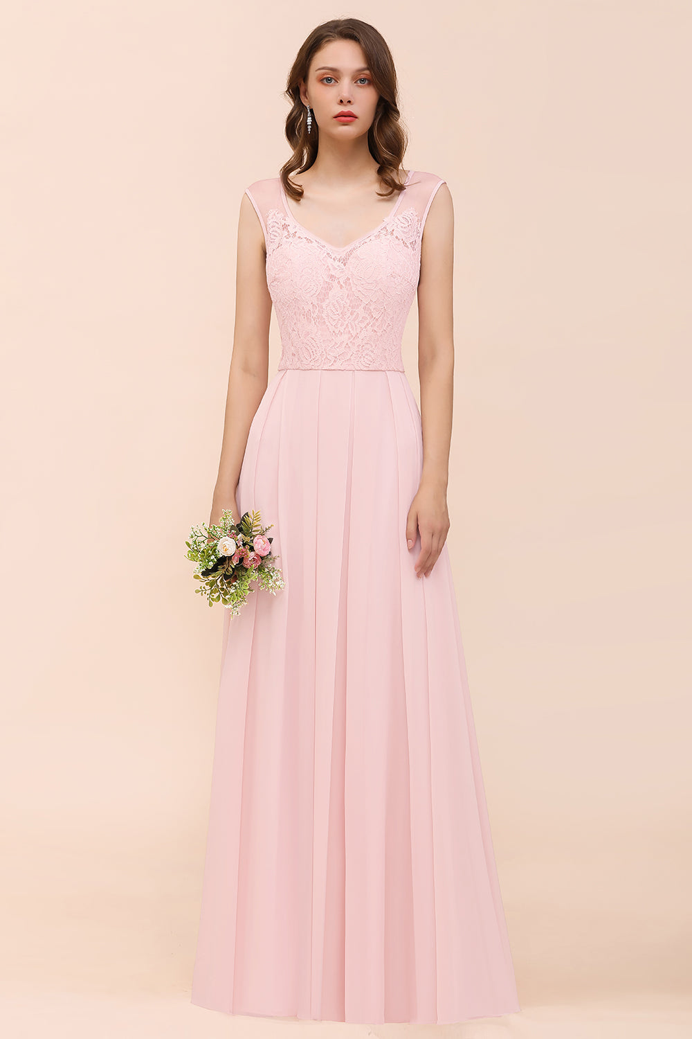 Finden Sie Rosa Brautjungfernkleider Lang online bei babyonlinedress.de. Schlichtes Abendkleid Online für Sie zur Hochzeit gehen.