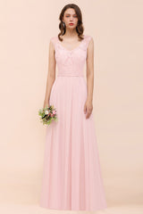 Finden Sie Rosa Brautjungfernkleider Lang online bei babyonlinedress.de. Schlichtes Abendkleid Online für Sie zur Hochzeit gehen.