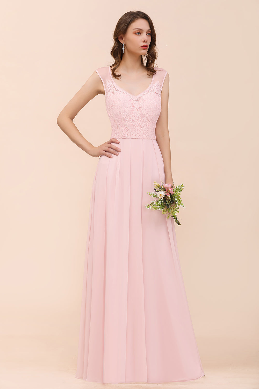 Finden Sie Rosa Brautjungfernkleider Lang online bei babyonlinedress.de. Schlichtes Abendkleid Online für Sie zur Hochzeit gehen.