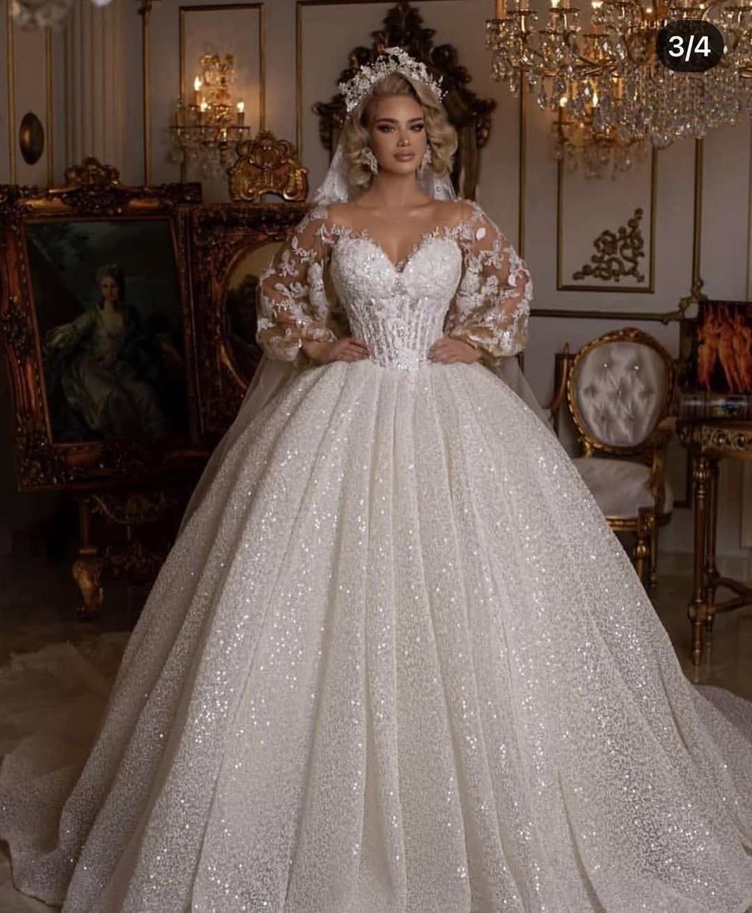 Babyonlinedress.de bietet Große Auswahl von Luxus Hochzeitskleider mit Ärmel online. Brautkleider Prinzessin Glitzer für Sie zur Hochzeit gehen.