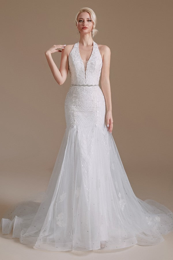 Finden Sie Exquisite Brautkleider Meerjungfrau mit Tüll online bei babyonlinedress.de. Hochzeitskleider nach Maß anfertigen zur Hochzeit gehen.