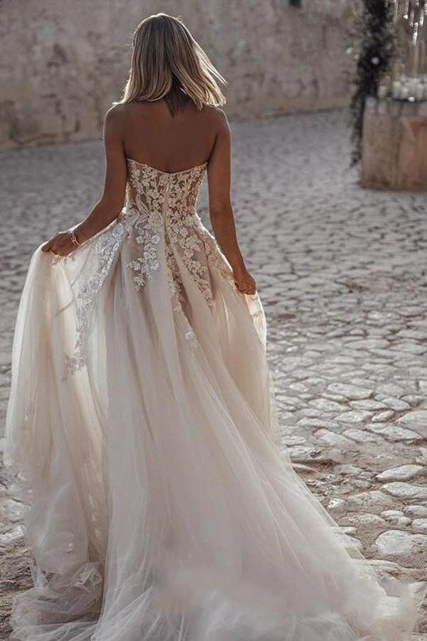 Finden Sie Hochzeitskleider Prinzessin Spitze online bei babyonlinedress.de kaufen. Brautkleid A Linie Online mit hocher Qualität bekommen.
