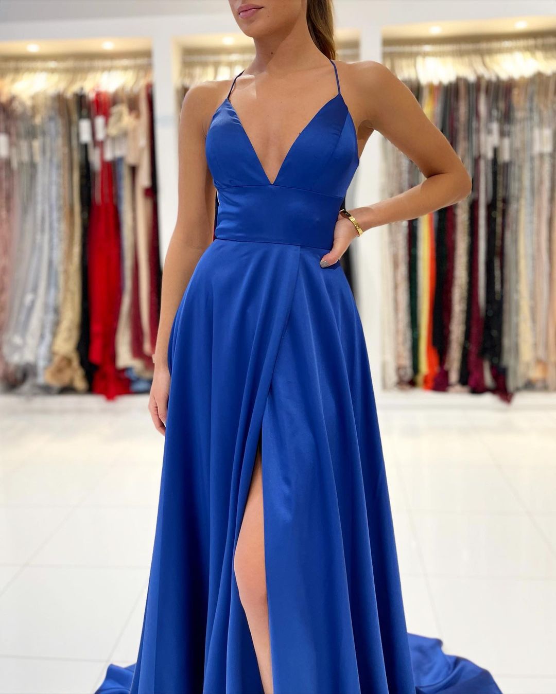 Suchen Sie König Blaue Abendkleider Lang online bei Thekleid.de. Abiballkleider Günstig für Sie zum Abiball gehen.