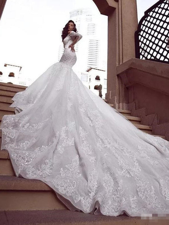 Hier können Sie Elegante Brautkleid Mit Ärmel online bei babyonlinedress.de kaufen. Hochzeitskleider Meerjungfrau Online für Sie zur hochzeit online.