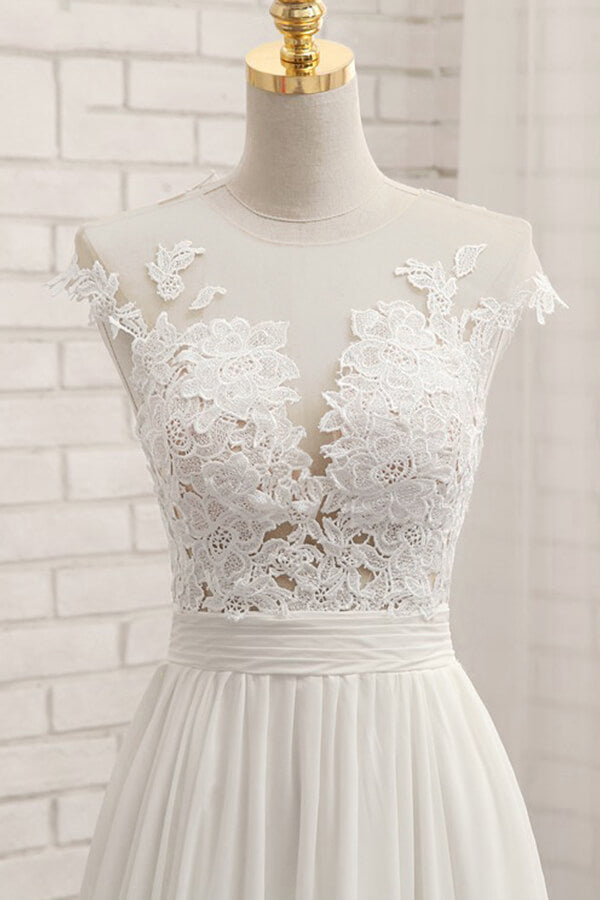 Suchen Sie Summer Chiffon Kleider Für Hochzeit online bei babyonlinedress.de. Brautkleider A Linie Mit Spitze für Sie zur Hochzeit gehen.