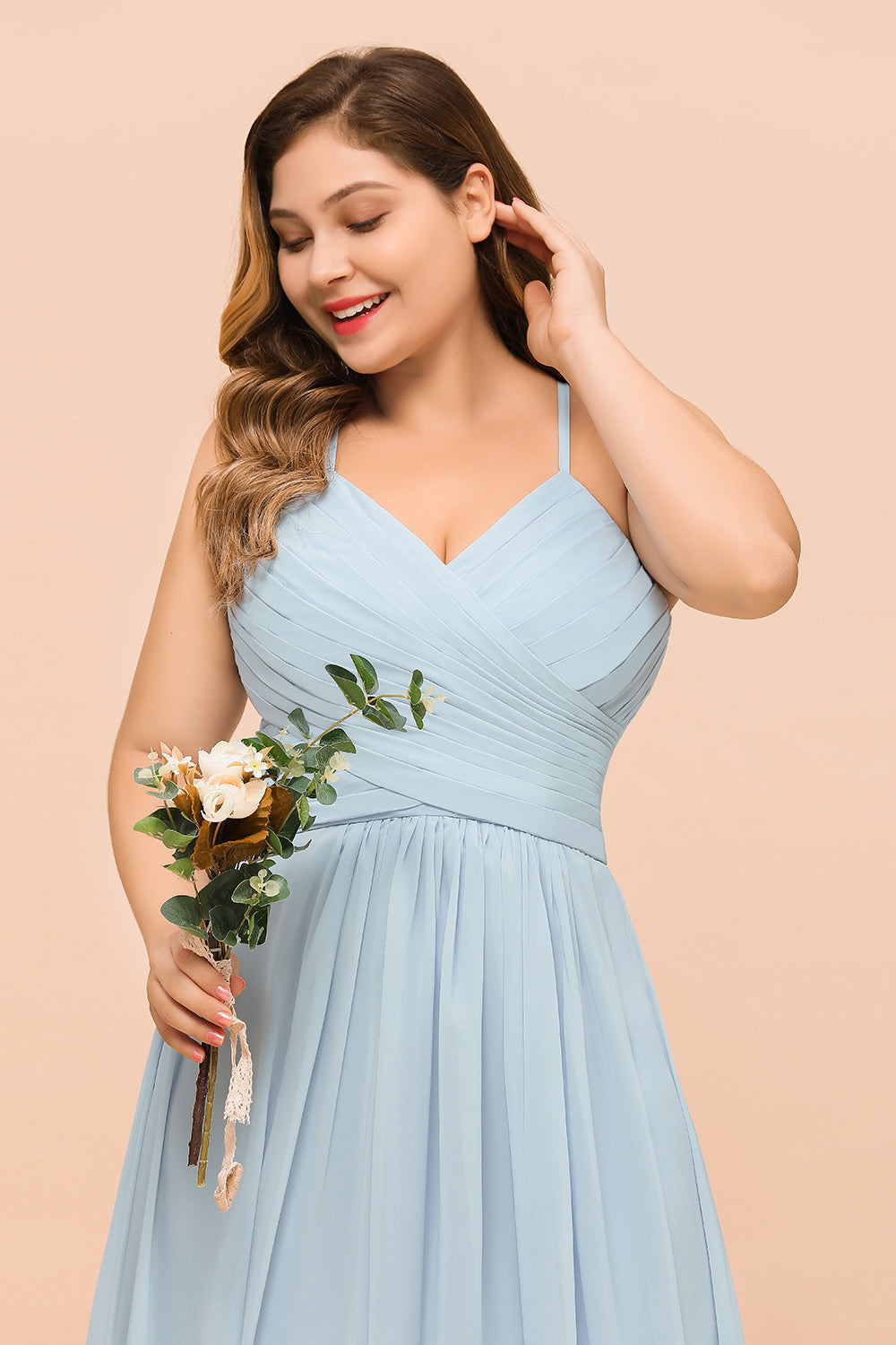 Bestellen Sie Brautjungfernkleider Große Größe online bei babyonlinedress.de. Blaues Brautjungfernkleid Lang Günstig für Sie zur Hochzeit gehen.