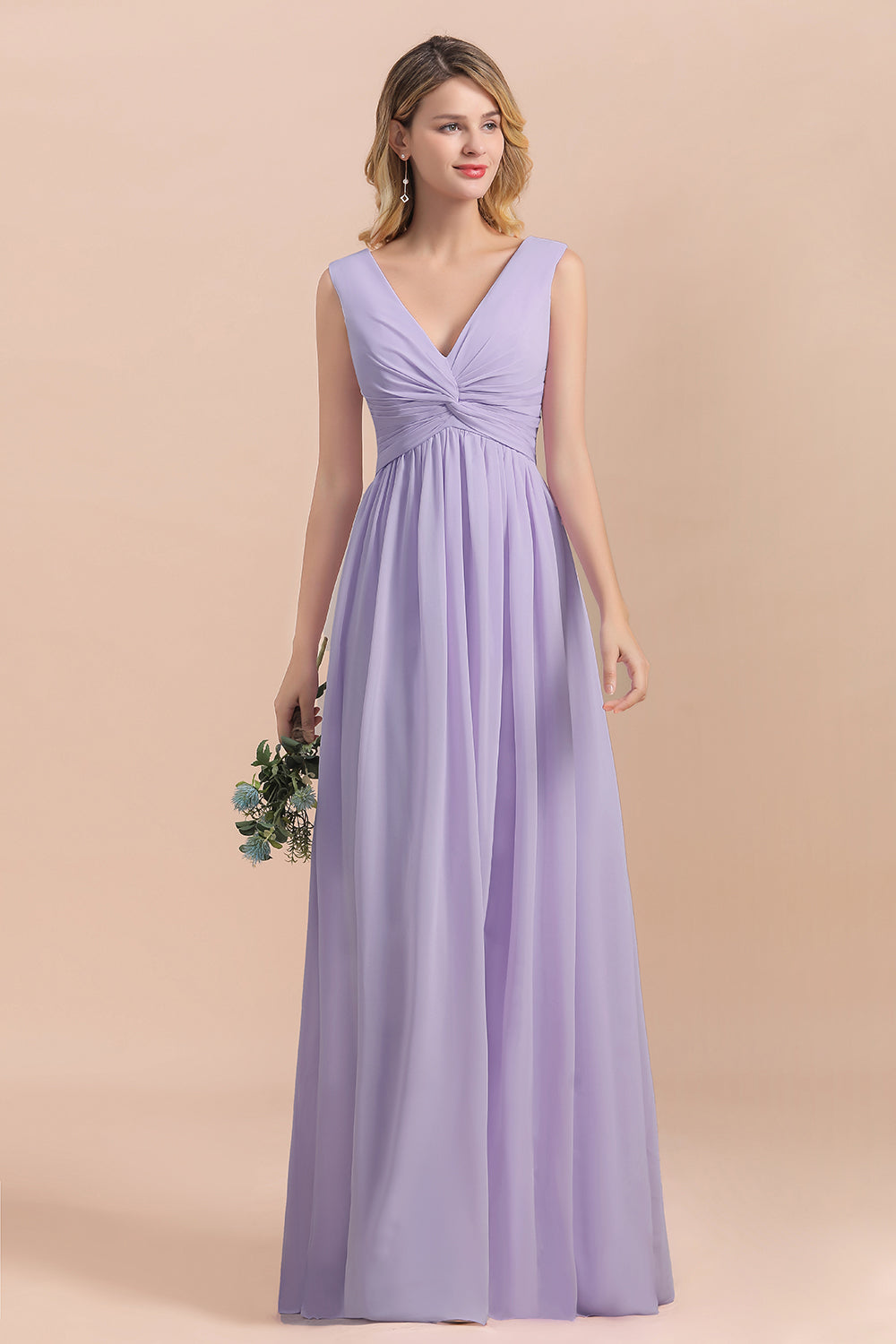 Suchen Sie Lilac Brautjungfernkleider Lang Chiffon online bei babyonlinedress.de. Hochzeitspartykleider Günstig für Sie zur Hochzeit gehen.