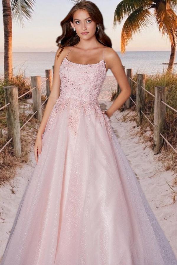 Finden Sie Schönes Abendkleid Lang Rosa online bei Thekleid.de. Abiballkleider mit Spitze für Sie zum abiball gehen.