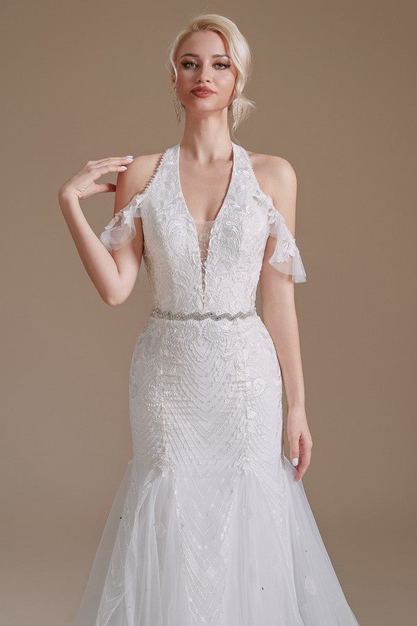 Finden Sie Exquisite Brautkleider Meerjungfrau mit Tüll online bei babyonlinedress.de. Hochzeitskleider nach Maß anfertigen zur Hochzeit gehen.